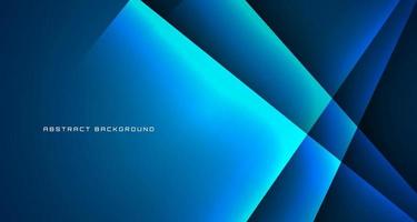 3D blue techno abstract background overlap layer on dark space with light line decoration. Graphic design element cutout style concept for banner, flyer, card, brochure cover, or landing page