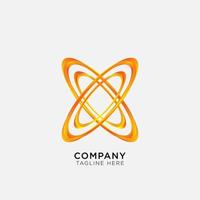 abstract simple logo for corporate vector