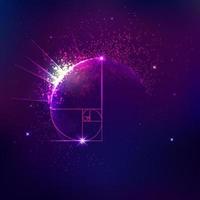 purple cosmology concept vector