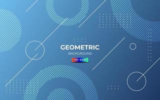 modern abstract blue dynamic geometric shape composition background. eps10 vector