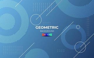 modern abstract blue dynamic geometric shape composition background. eps10 vector