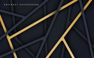 Abstract black and gold dimension line background. eps10 vector