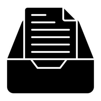 A unique design icon of drawer file vector