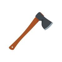 Axe icon, flat style vector