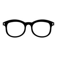 Glasses for myopic icon, simple style. vector