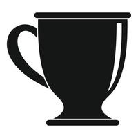 Coffee mug icon, simple style vector