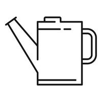 Watering can icon, outline style vector