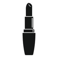 icono de lápiz labial, estilo simple vector