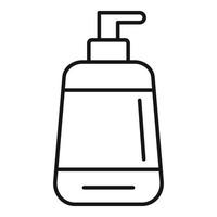 Conditioner dispenser icon, outline style vector