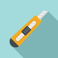 Cutter tool icon, flat style vector