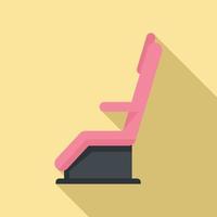 Manicurist chair icon, flat style vector