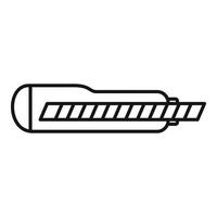 Cutter hardware icon, outline style vector