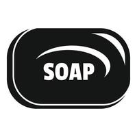 Soap icon, simple style vector