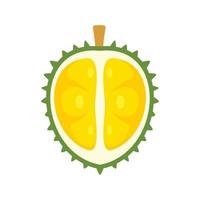 Durian icon, flat style vector