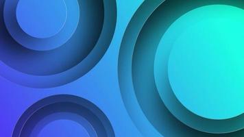 Abstract 3d circles render the background. Motion texture concept for business presentation. Seamless loop. This minimalist abstract background is a seamless loop. video