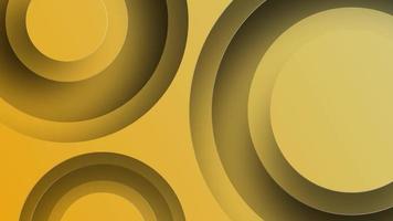 Abstract 3d circles render the background. Motion texture concept for business presentation. Seamless loop. This minimalist abstract background is a seamless loop. video