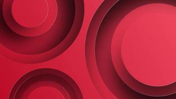 Abstract 3d circles render the background. Motion texture concept for business presentation. Seamless loop. This minimalist abstract background is a seamless loop. video