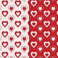 Heart Seamless Pattern Background vector
