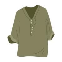 Scandinavian boho style t-shirt. Men's clothing. Vector illustration