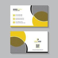 Modern business card template free vector