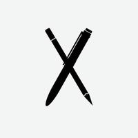 Pen and Pencil icon vector