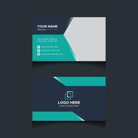 Modern Business Card Design Vector Template