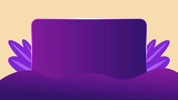 Gradient Web Banner Background Design vector