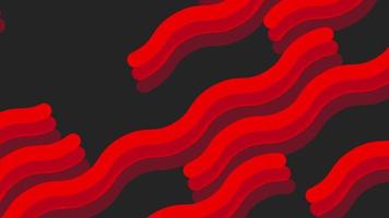 4k Red background with stripes video