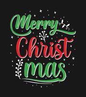 Merry Christmas t shirt design vector