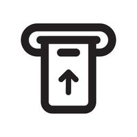 Top Up Icon Outline Style vector