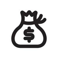 Money Bag Icon vector