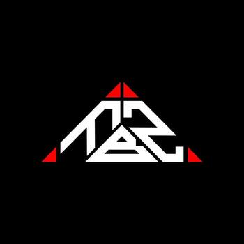 FBZ letter logo creative design with vector graphic, FBZ simple and modern logo in round triangle shape.