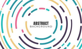 Cute color abstract radial background vector