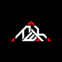 FWK letter logo creative design with vector graphic, FWK simple and modern logo in round triangle shape.