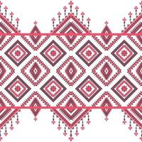Geometric ethnic pattern with square triangle diagonal abstract ornament design for clothing fabric textiles printing, handcraft, embroidery, carpet, curtain, batik, wallpaper wrapping, vector drawing