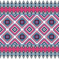 Geometric ethnic pattern with square triangle diagonal abstract ornament design for clothing fabric textiles printing, handcraft, embroidery, carpet, curtain, batik, wallpaper wrapping, vector drawing