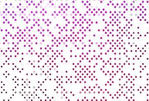 Light Pink vector backdrop with dots.