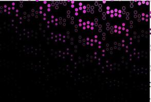 Dark Pink vector cover with spots.