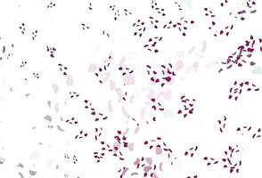 Light pink vector pattern with chaotic shapes.