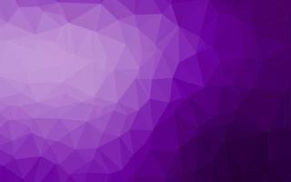 Dark Purple vector abstract polygonal layout.