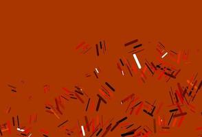Light Orange vector template with repeated sticks.