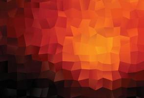 Dark Orange vector abstract polygonal texture.