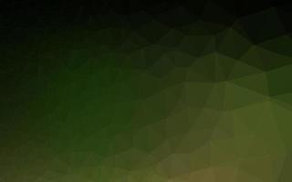 Dark Green vector low poly layout.