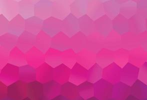 Light Pink vector pattern with colorful hexagons.