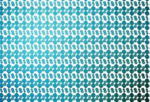 Light BLUE vector template with bubble shapes.