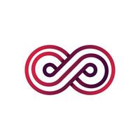 Gradient Infinity Logo Vector Logo