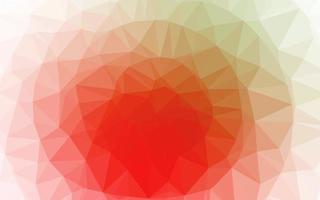 Light Green, Red vector polygon abstract backdrop.