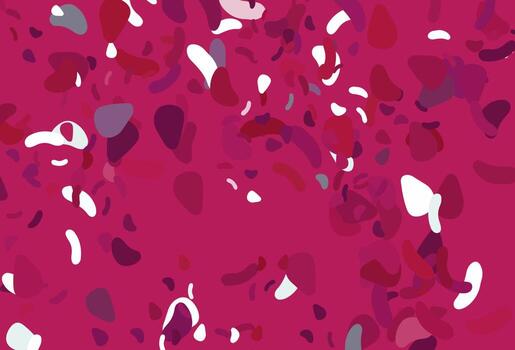 Light pink vector background with abstract forms.