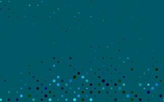 Light Blue, Green vector cover with spots.