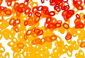 Light Orange vector texture with disks.